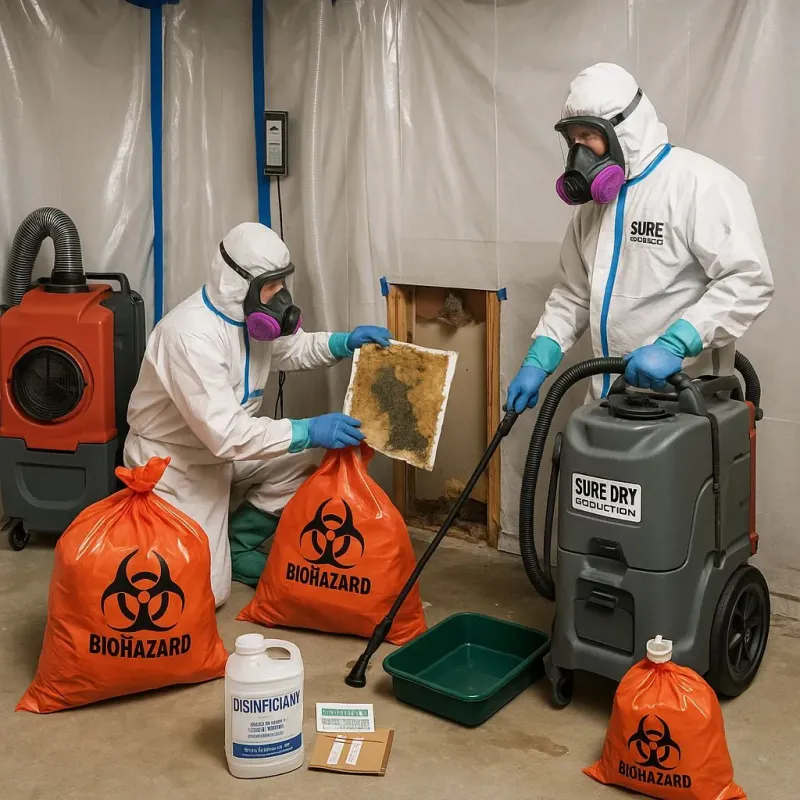 Contaminated Water Handling Protocols process in Burlington, OH