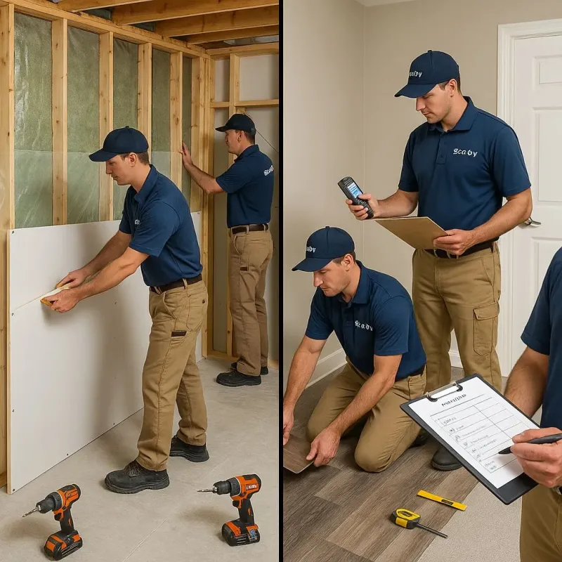 Repairs and Reconstruction process in Burlington, OH