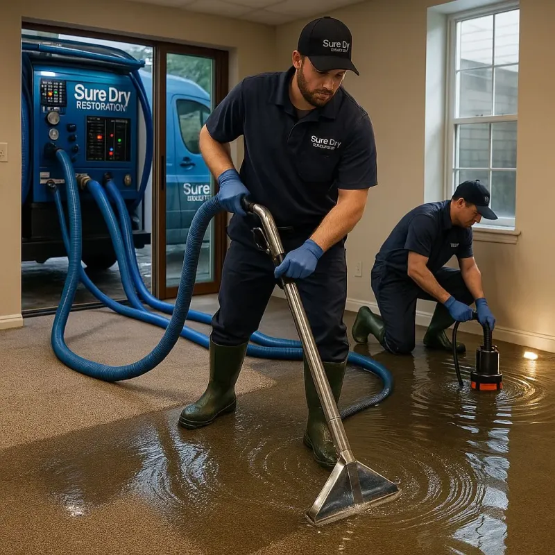 Water Extraction and Removal process in Burlington, OH